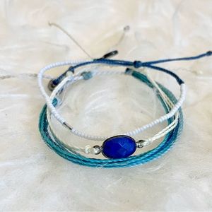 Pura Vida Ocean Eyes Bracelet Stack